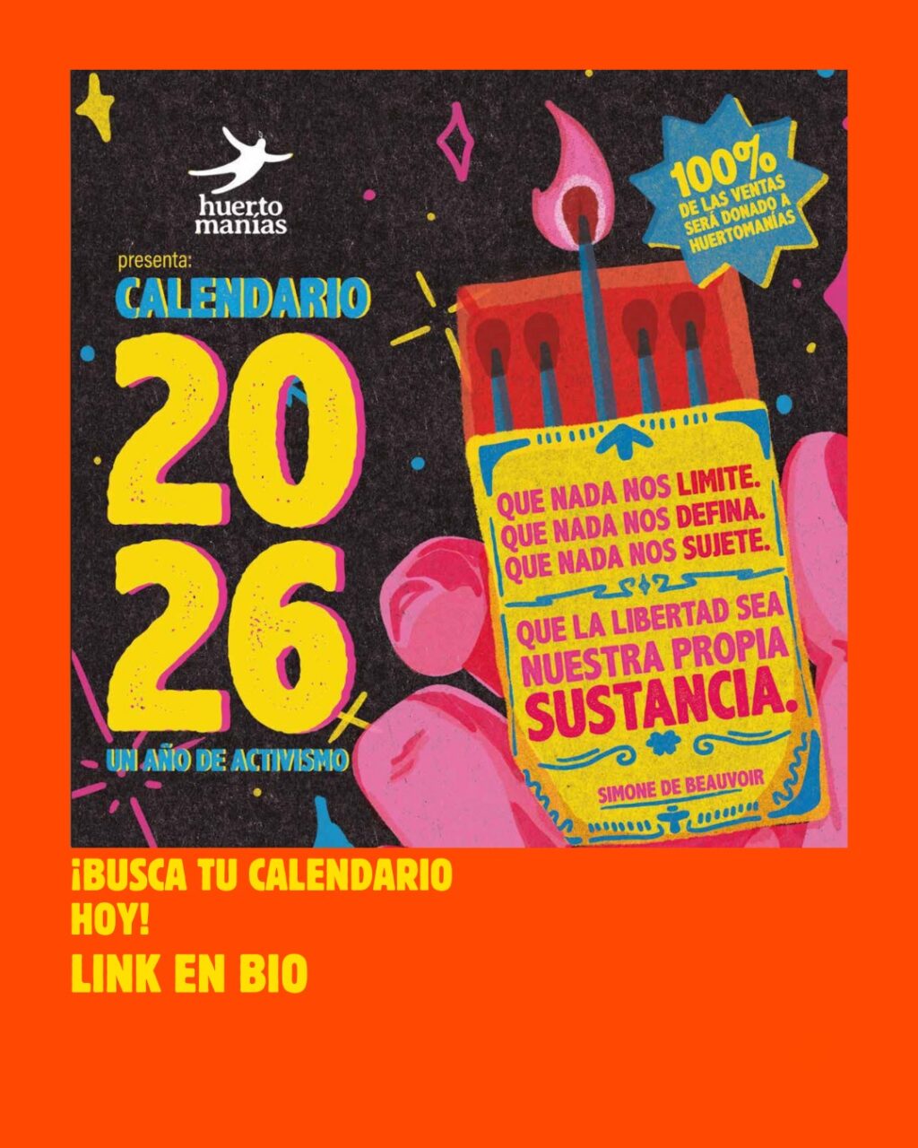 Instagram post from huertomanias. This post is in position 1.