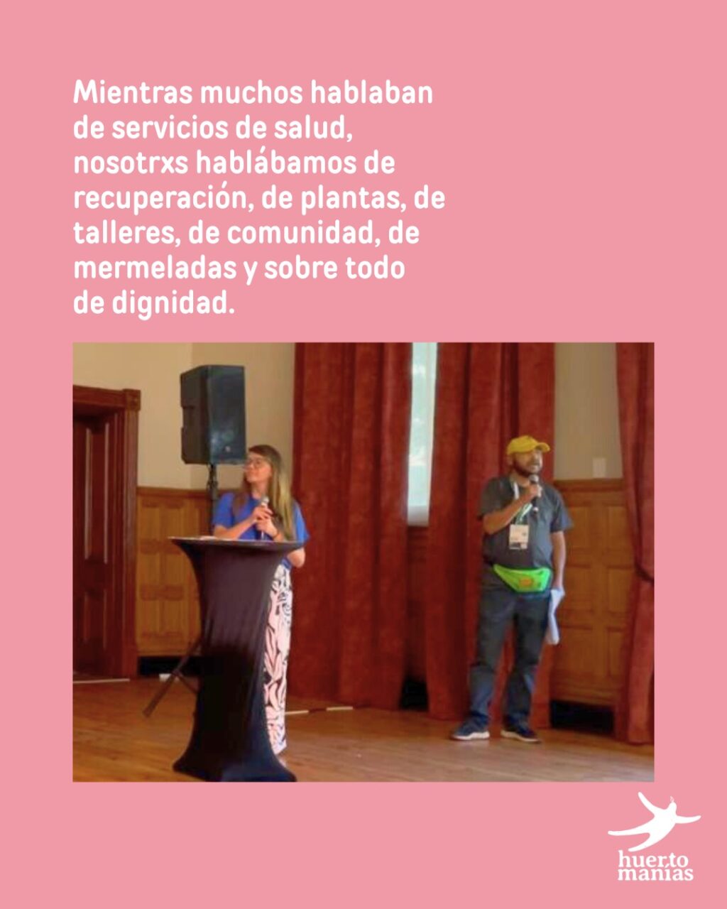 Instagram post from huertomanias. This post is in position 1.