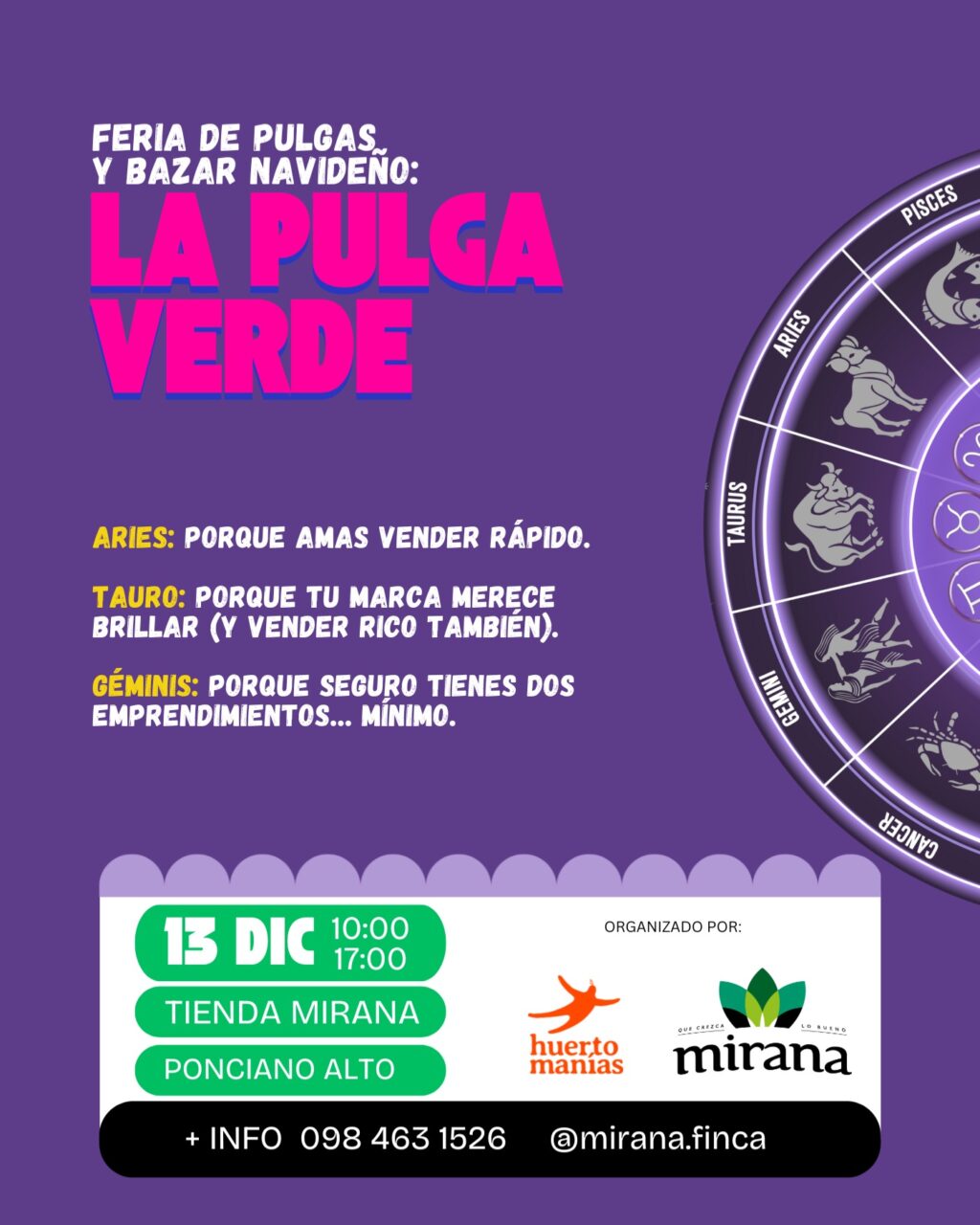 Instagram post from huertomanias. This post is in position 1.