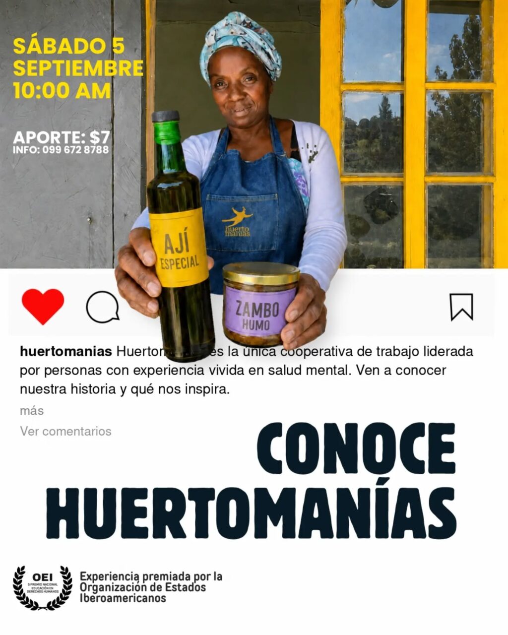 Instagram post from huertomanias. This post is in position 11.
